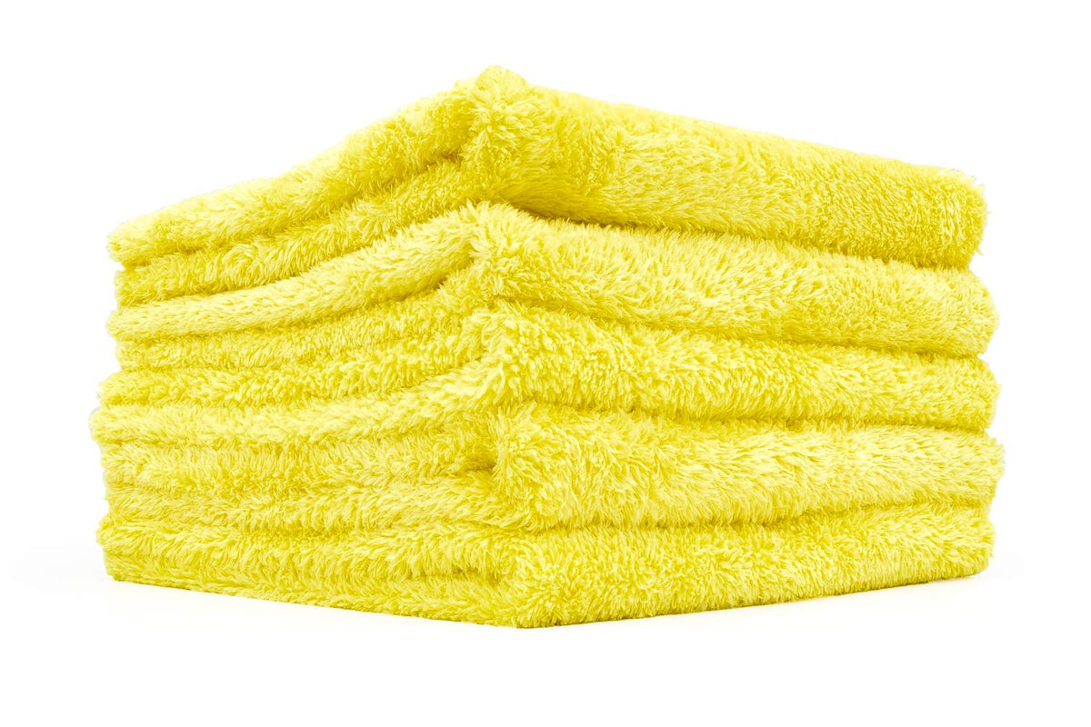 Yellow Rag microfiber towels included in the kit; see description for quantity